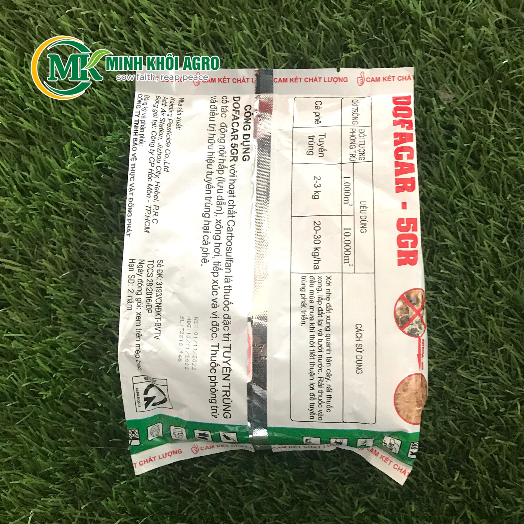 Thuốc đặc trị tuyến trùng Dofacard 5GR - Gói 1kg